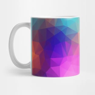 Beautiful looking geometrical design / Sharp Triangles / Colorful Gift Products Mug